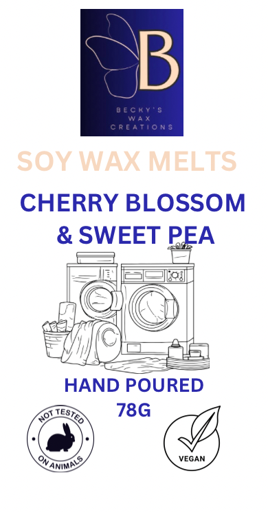 Cherry Blossom & Sweet Pea Soy Wax Melts