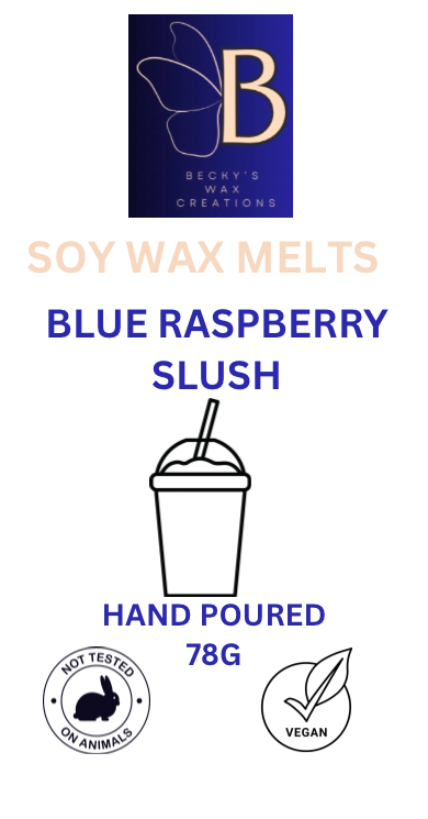 Blue Raspberry Slush Soy Wax Melts