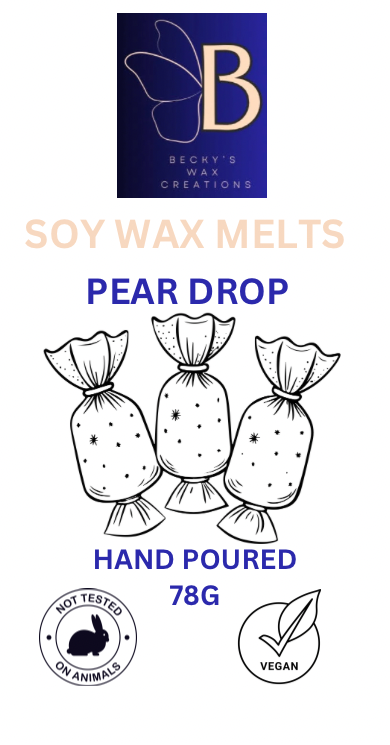 Pear Drop Soy Wax Mel