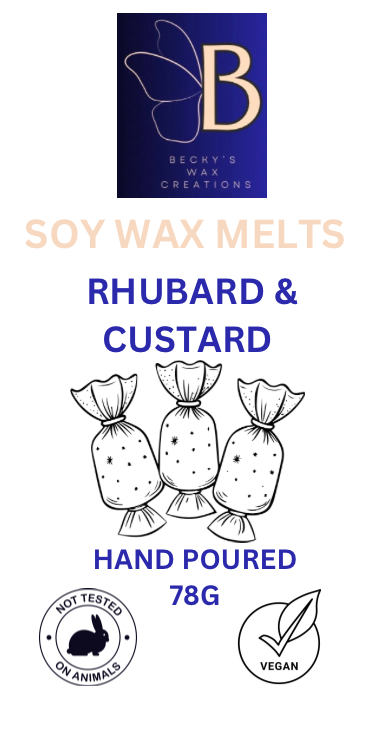 Rhubarb and Custard Soy Wax Melts