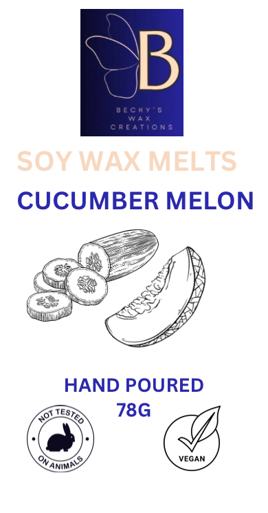 Cucumber Melon Soy Wax Melts